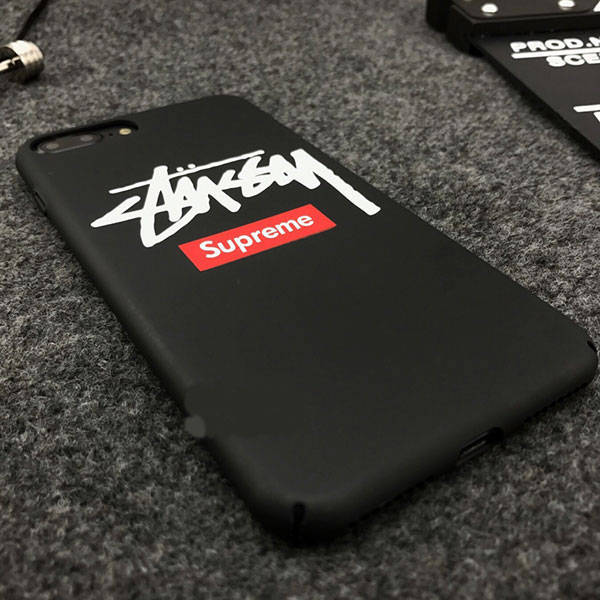 Iphone Xケース Supreme Stussy ブランド Iphone 8 8plusカバー ステューシー シュプリームコラボ