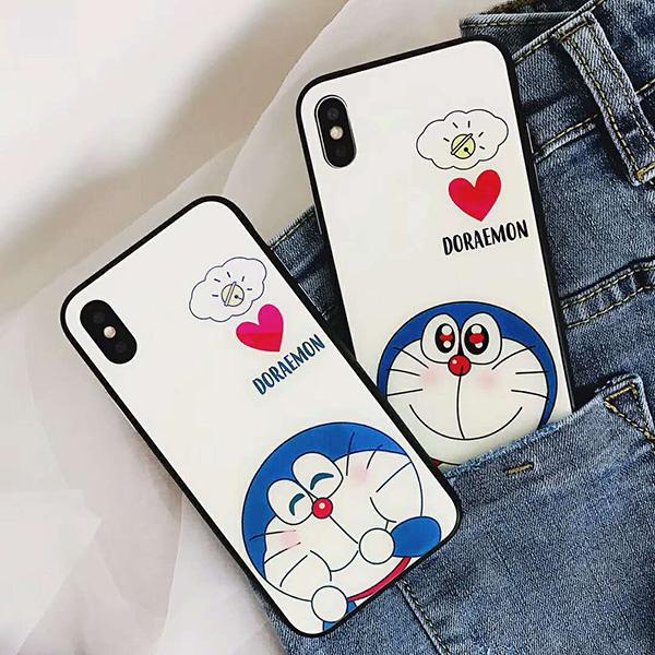 ドラえもんiphone Xケース ドラえもんアイフォン8ケース Iphone X Doraemonケース Doraemon Iphone7ガラス携帯ケース ペアお揃い ドラえもんハードケース