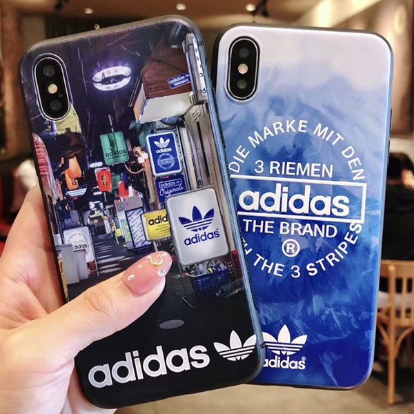 アディダスオリジナルスiphone X 8 8plusケース Tpuケース Adidas アイフォン7 7plusカバー ファッション