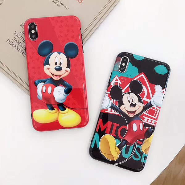 Iphone Xs Xrケース Mickey 可愛い ミニーマウス アイフォンxs Maxカバー 創意 Iphonex 8カバー 人気 ブランド