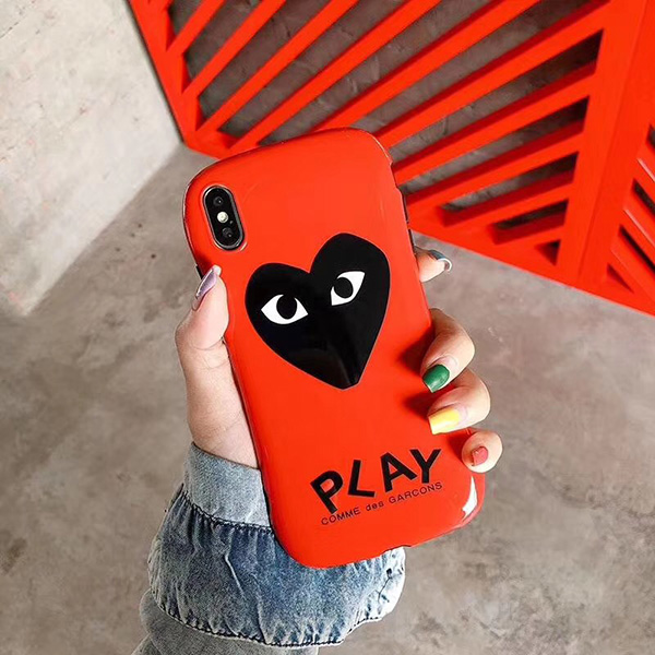 Iphone Xs Max Xr Xsケース コムデギャルソン オシャレ 可愛い Comme Des Garcons アイフォンx 8カバー 人気