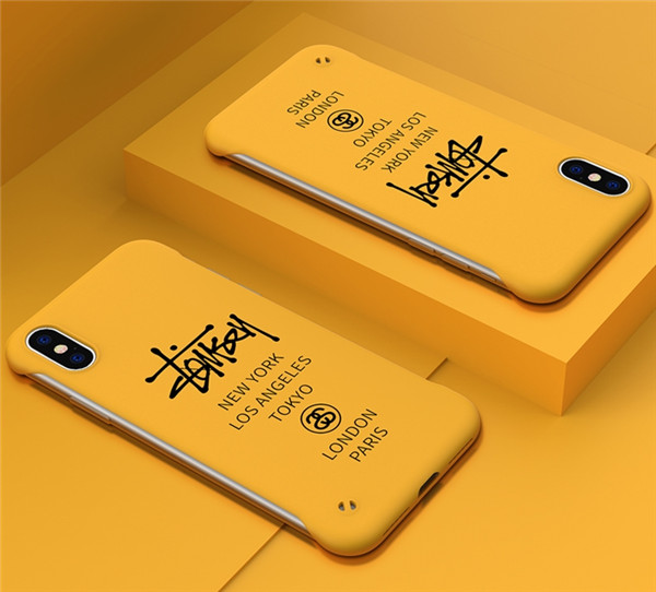 stussy iphone11/11pro/11promaxケース 英字ロゴ 簡潔