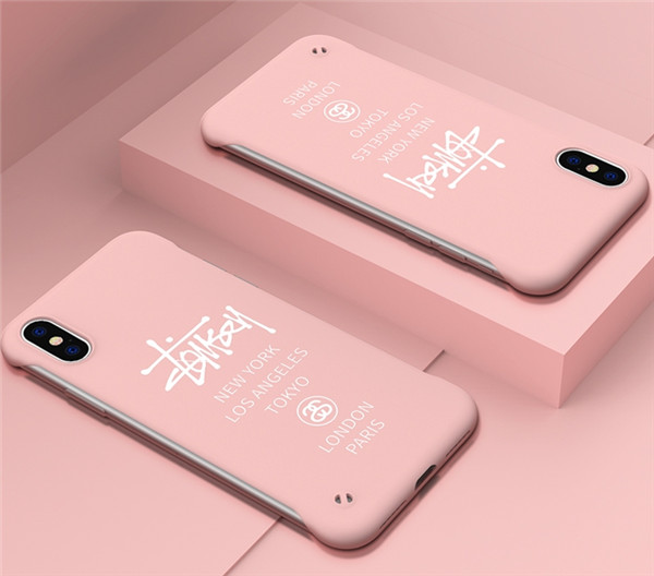 stussy iphone11/11pro/11promaxケース 英字ロゴ 簡潔