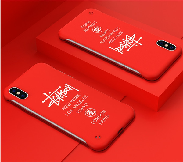 stussy iphone11/11pro/11promaxケース 英字ロゴ 簡潔