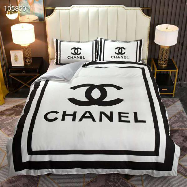 Chanel 寝具カバー 4点セット