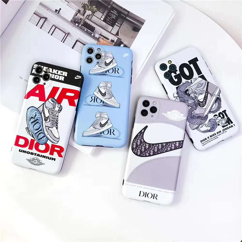 ディオール アイフォン11 11proケース 人気 Dior Nikeコラボiphonexs Xrスマホケース 男女兼用