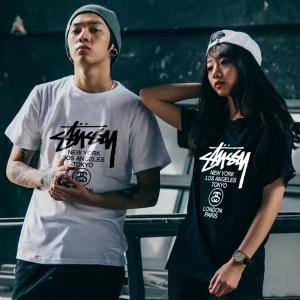 stussy ペアルック t シャツ