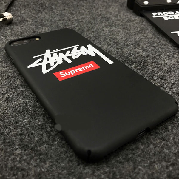 iphone xケース supreme&stussy ブランド iphone 8/8plusカバー