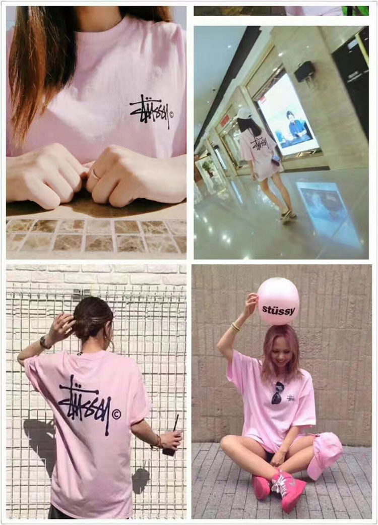 Tシャツ ステューシー ピンク オシャレ ブランド stussy