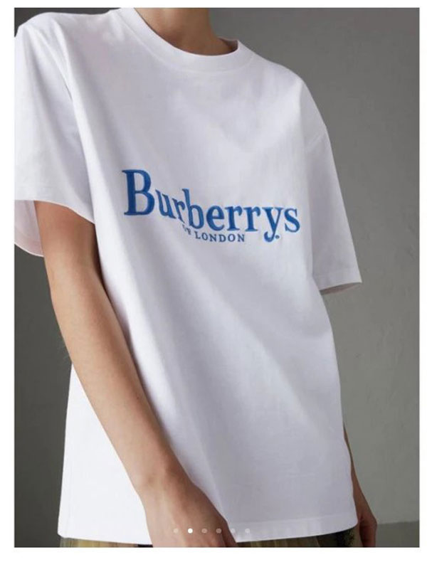 バーバリーtシャツ パロディー レディース ブランド Burberry半袖T