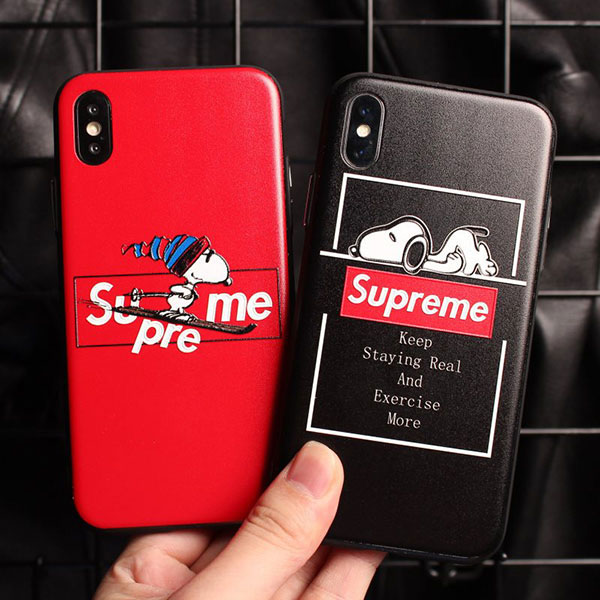 iPhoneケース【最安値】Supreme iphone8 plus 充電ケース