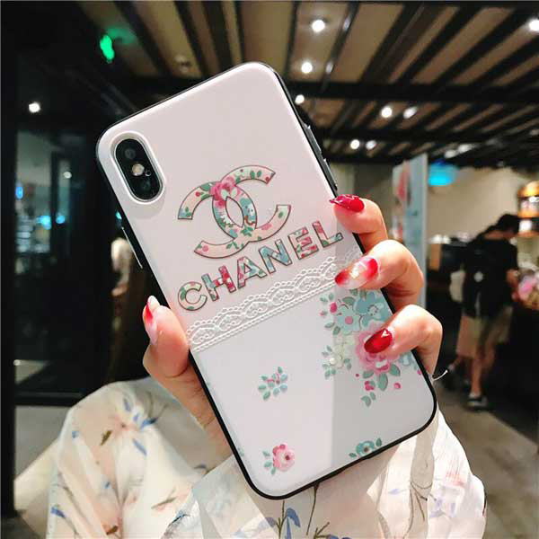 シャネルIPHONE XS MAXケース レディース 花柄 ブランドiphonexr/xsケース アイフォンx/8ケース CHANEL  iphone7スマホケース iphone6splus携帯カバー ファッション おしゃれ 新作 送料無料