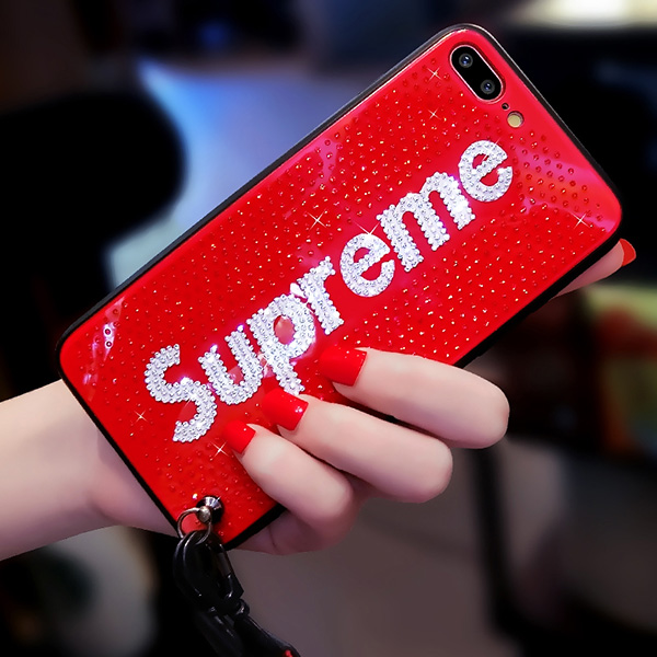 supreme iPhone 7Plus 8Plus用 ケースBLACK付属品