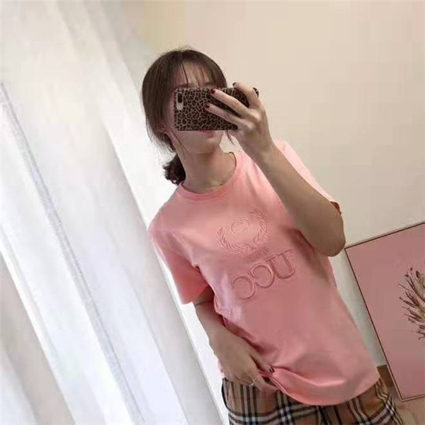 夏Tシャツ レディース グッチ ピンク系 かわいい Gucci 半袖服 サマー