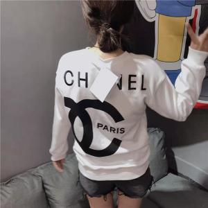 シャネル パーカー 丸首 刺しゅう chanel 女性着パーカー ココロゴ 