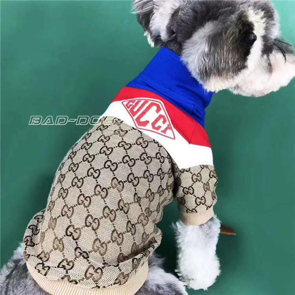 グッチ ペット服 ロゴ ファスナー式 gucci 犬服 ジャケット