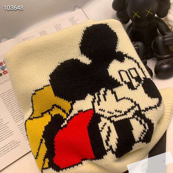 gucciセーター mickey柄 レディース アウター グッチコート 柔らか 春