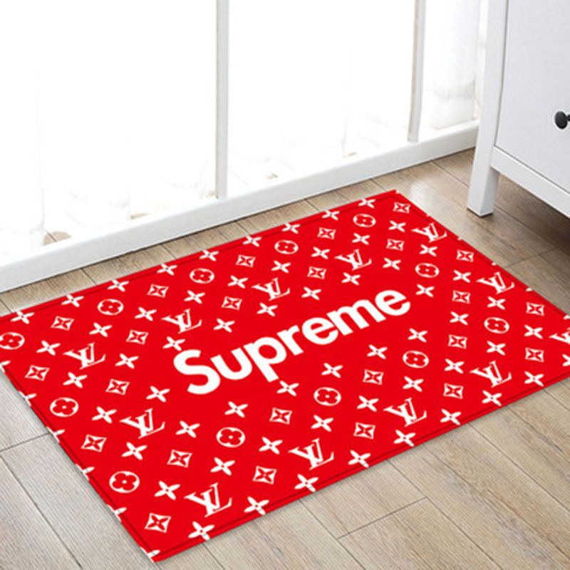 シュプリームカーペットおしゃれ SUPREMEラグマット 玄関マット