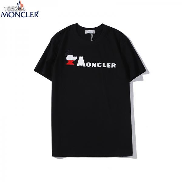 Moncler 半袖 メンズｔシャツ モンクレール 短袖 黒 白 トップス ...