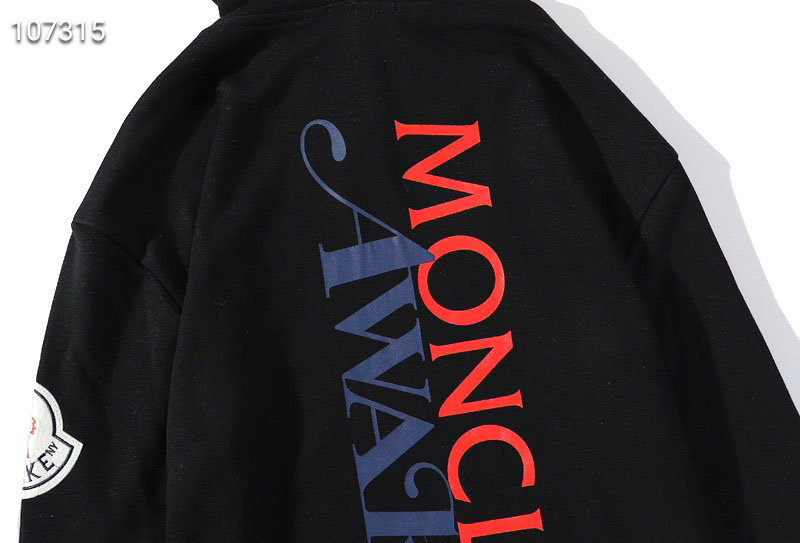 モンクレール パーカー ペアお揃い moncler プルオーバースウェットパーカー フード付き 秋服 バックプリントロゴ カジュアル 大人気