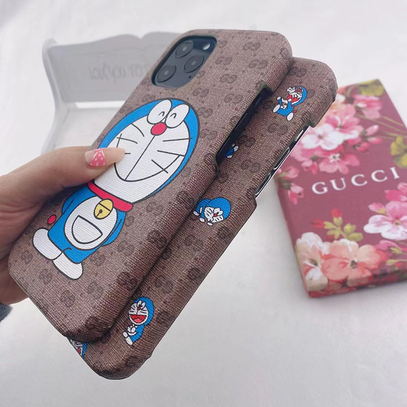 Gucci ドラえもん Iphone12/12miniケース おしゃれ グッチ アイフォン12pro/12pro max携帯ケース Doraemon  iPhone 11/11pro/11pro maxスマホケース 送料無料