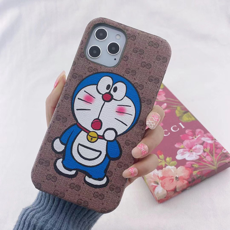 Gucci ドラえもん Iphone12/12miniケース おしゃれ グッチ アイフォン12pro/12pro max携帯ケース Doraemon  iPhone 11/11pro/11pro maxスマホケース 送料無料