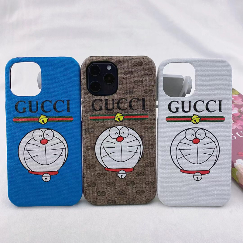 グッチ ドラえもん iPhone13/12プロ/12pro maxケース 可愛い Gucci