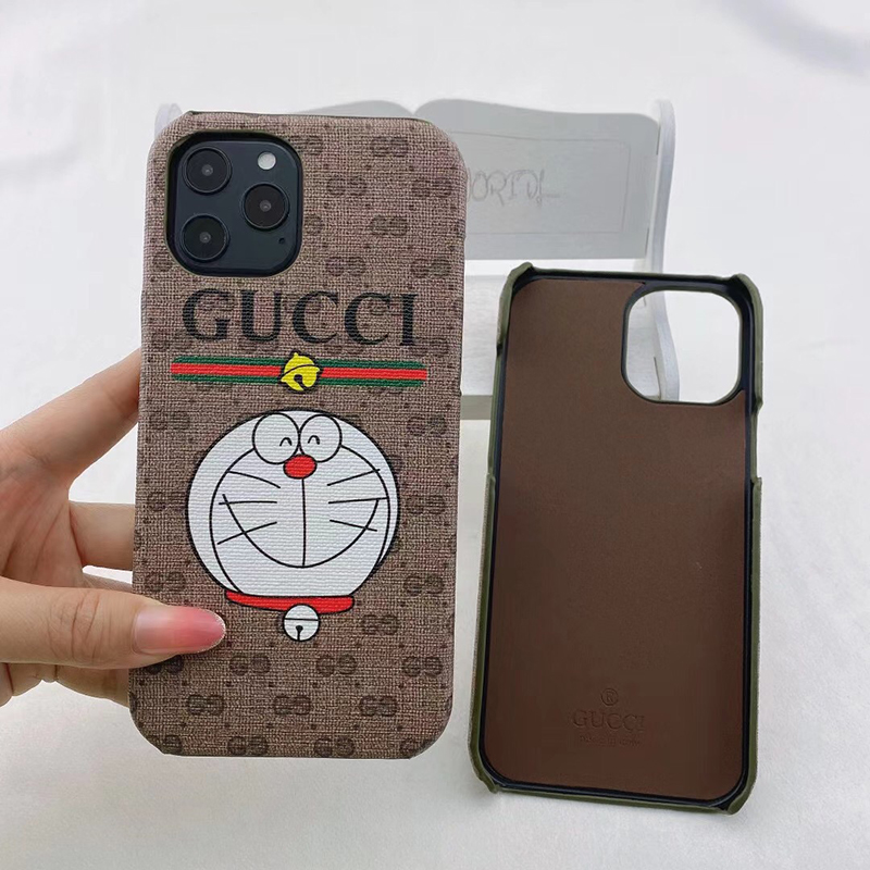 グッチ ドラえもん iPhone13/12プロ/12pro maxケース 可愛い Gucci