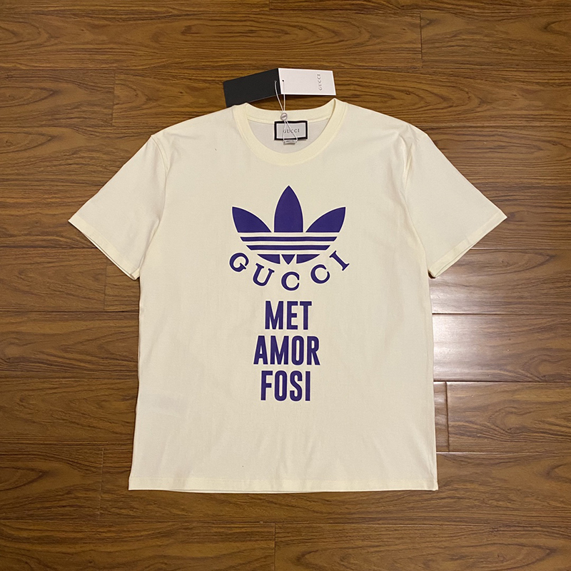 グッチ テディベア Tシャツ 可愛い GUCCItシャツ レディース 丸首 