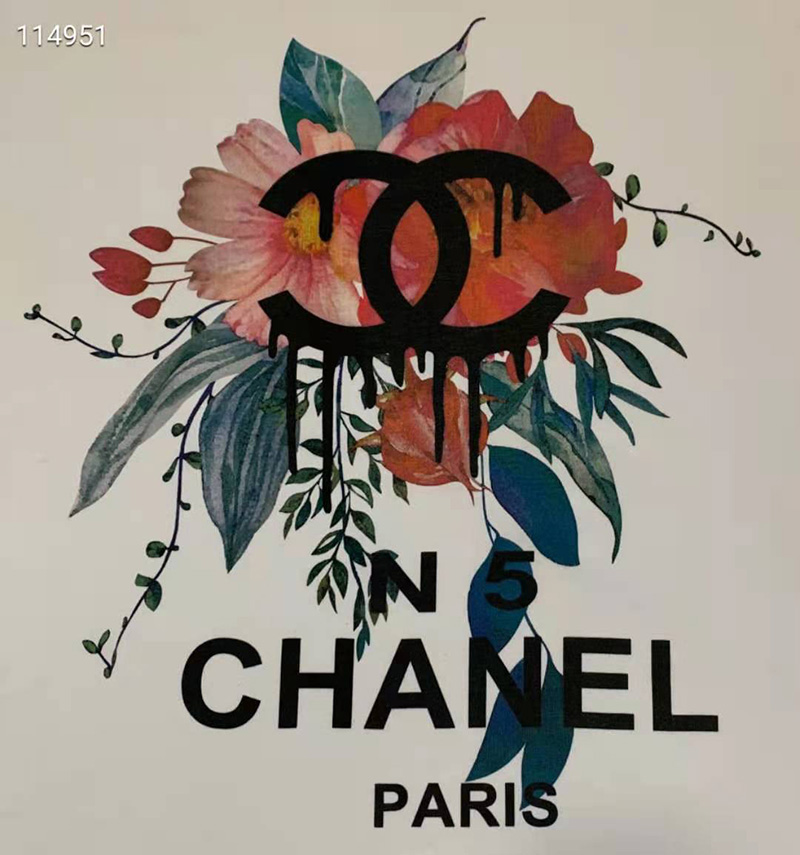 シャネル Tシャツ レディース 花柄 プリントロゴ chanel半袖 おしゃれ 夏 ブランド半袖ｔシャツ 上着 トップス おしゃれ カットソー