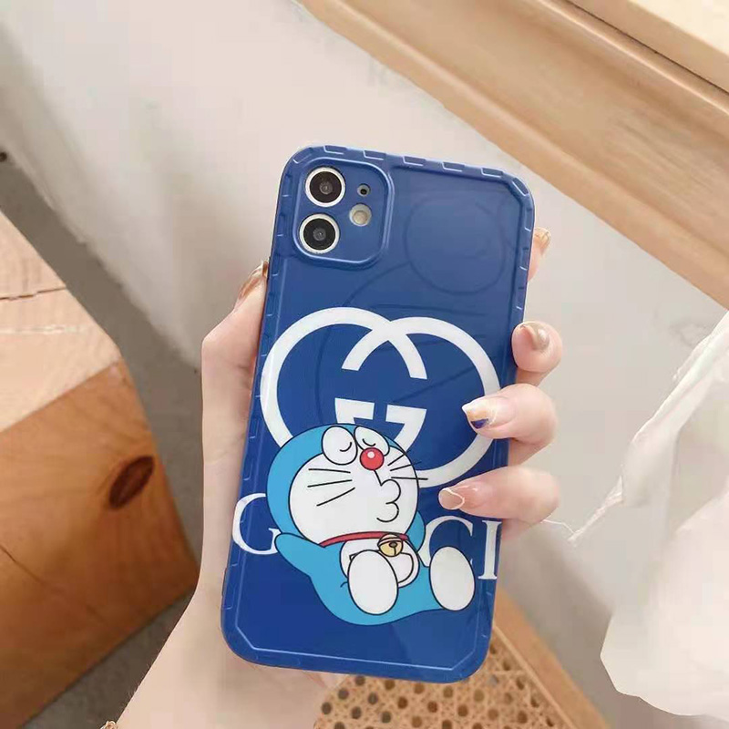 グッチ ドラえもん Iphone12Pro/12ケース 可愛い GUCCI Doraemon