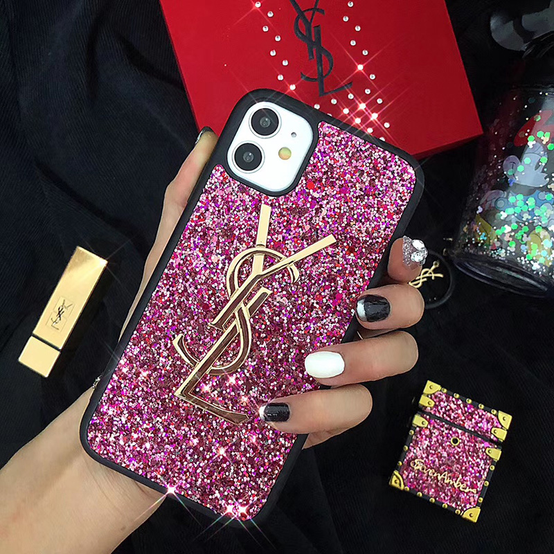 YSL iPhone 13/13Proケース キラキラ サンローラン アイフォン13pro