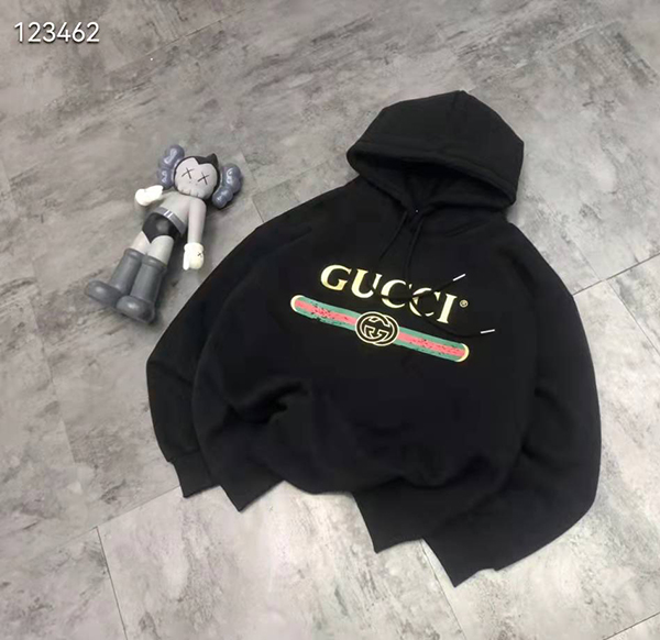 グッチ パーカー レイヤード メンズ レディース スウェット 裏起毛 GUCCI ビッグパーカー 無地 秋冬 春 韓国 ブランド コットン おしゃれ  オルチャ ンファッション 韓国服