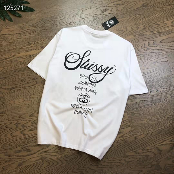 ステューシー tシャツ ペアお揃い stussy半袖 おしゃれ 夏 メッシュT