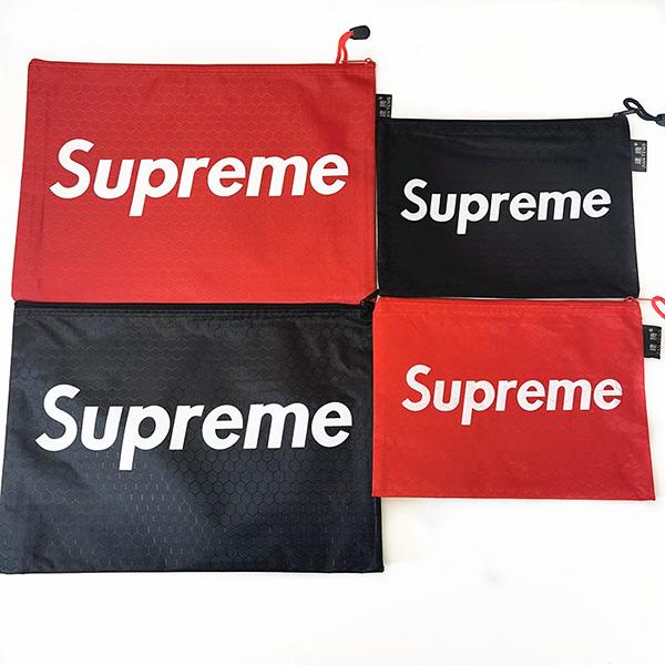 Supreme ジッパー式ファイル袋 シュプリーム プラスチックバッグ A4