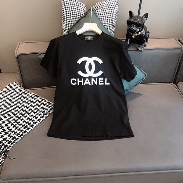 シャネル ｔシャツ 夏短袖 Chanel 半袖 おしゃれ 可愛い ピンク 韓国風