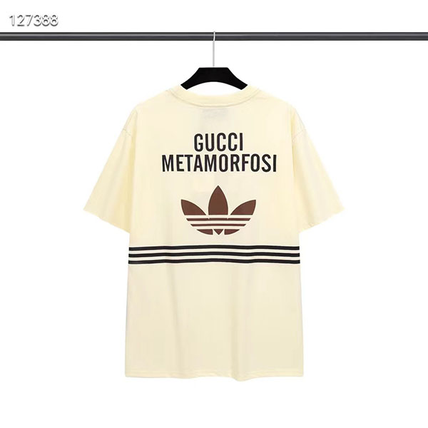 GUCCI アディダス コラボ 半袖Tシャツ S 国内正規 GUCCI adidasコラボ 半袖Tシャツ ブラック Sサイズ