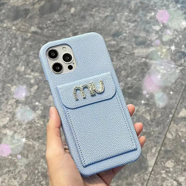 MIUMIUiPhone13Proケース - iPhoneアクセサリー