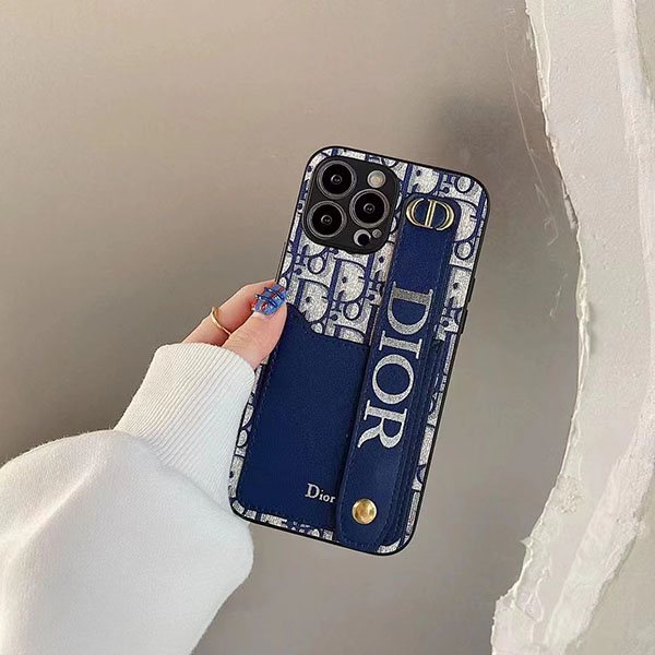 Dior iphone 13Proケース ベルト付きケース ディオール アイフォン13プロマックス/12pro携帯カバー 落下防止 iphone  12/13スマホカバー 個性的 上品 携帯ケース