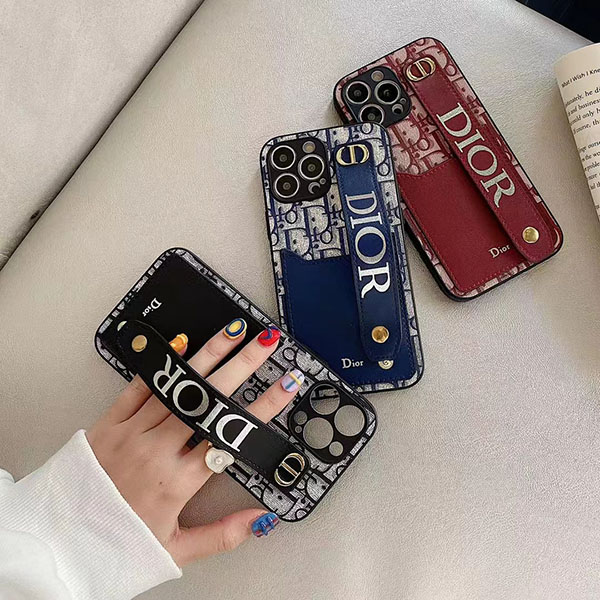 Dior iphone 13Proケース ベルト付きケース ディオール アイフォン13プロマックス/12pro携帯カバー 落下防止 iphone  12/13スマホカバー 個性的 上品 携帯ケース