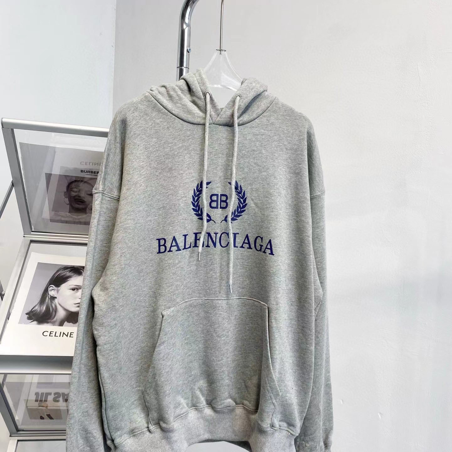 バレンシアガ フードパーカー ゆったり Balenciaga トレーナー 韓国 ファッション メンズ アウター 秋服 スウェット パーカー ペアお揃い