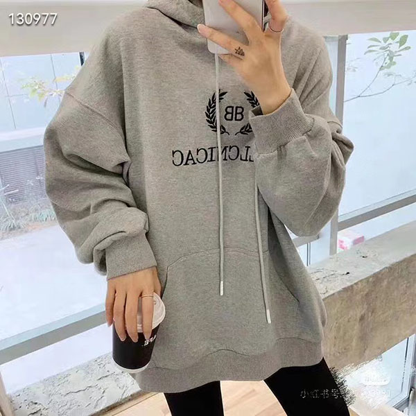 バレンシアガ　スウェット　トレーナー　パーカー　フード　短丈　ユニセックス 送料込み*BALENCIAGA*UNITY SPORTS ICON BOXY ジップアップ